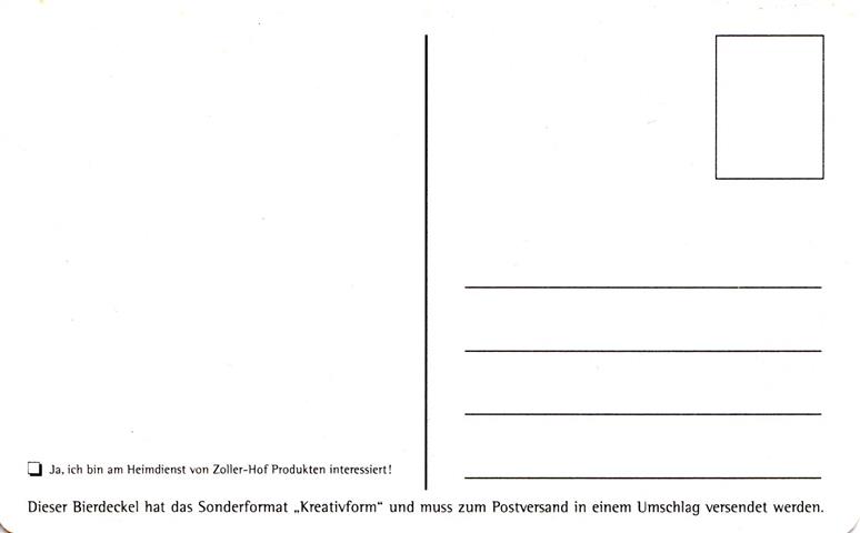 sigmaringen sig-bw zoller regional 1-4b (recht150-postkarte-schwarz)